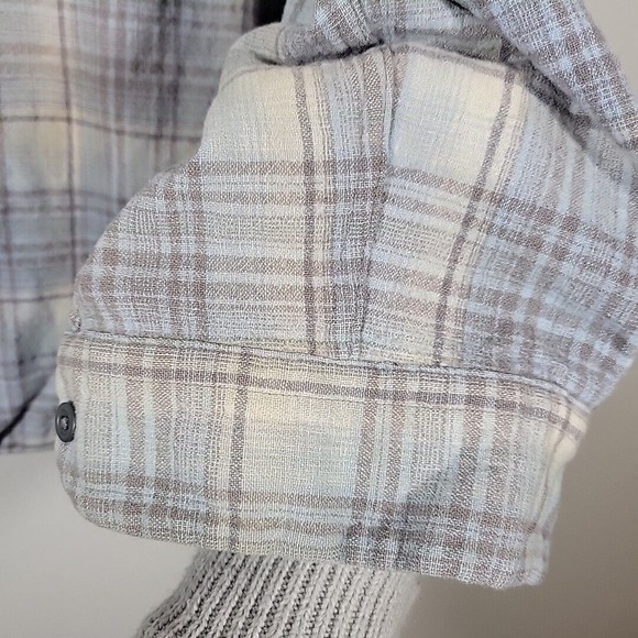 Vtg Pendleton 100% Pure Virgin Wool Shirt White Blue RN 29685 Men's Size Medium - Picture 6 of 15